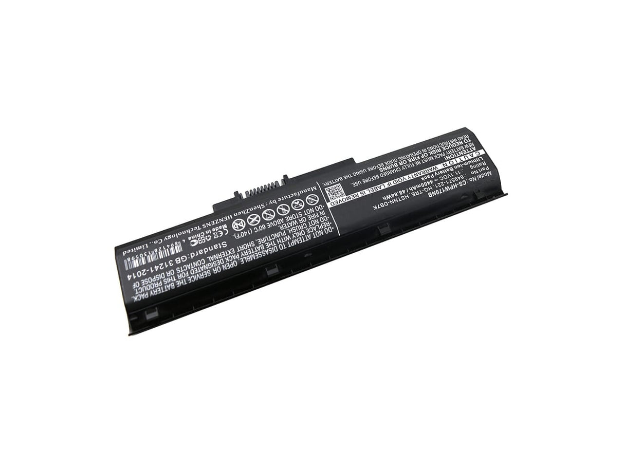 Batterie d'ordinateur portable de remplacement 4400mAh