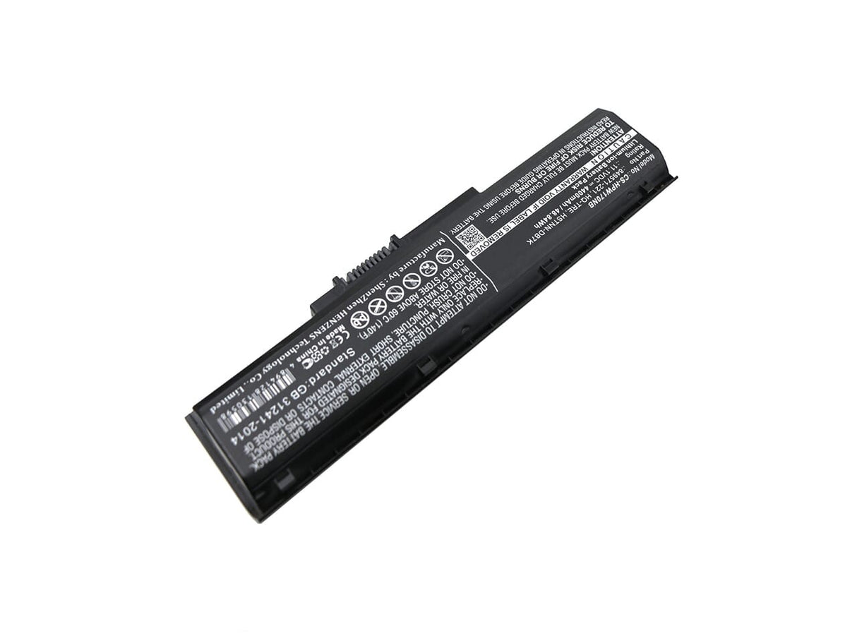 Batterie d'ordinateur portable de remplacement 4400mAh