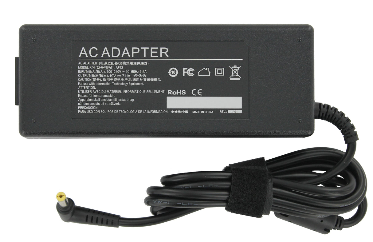 Adaptateur d'ordinateur portable de remplacement 135W