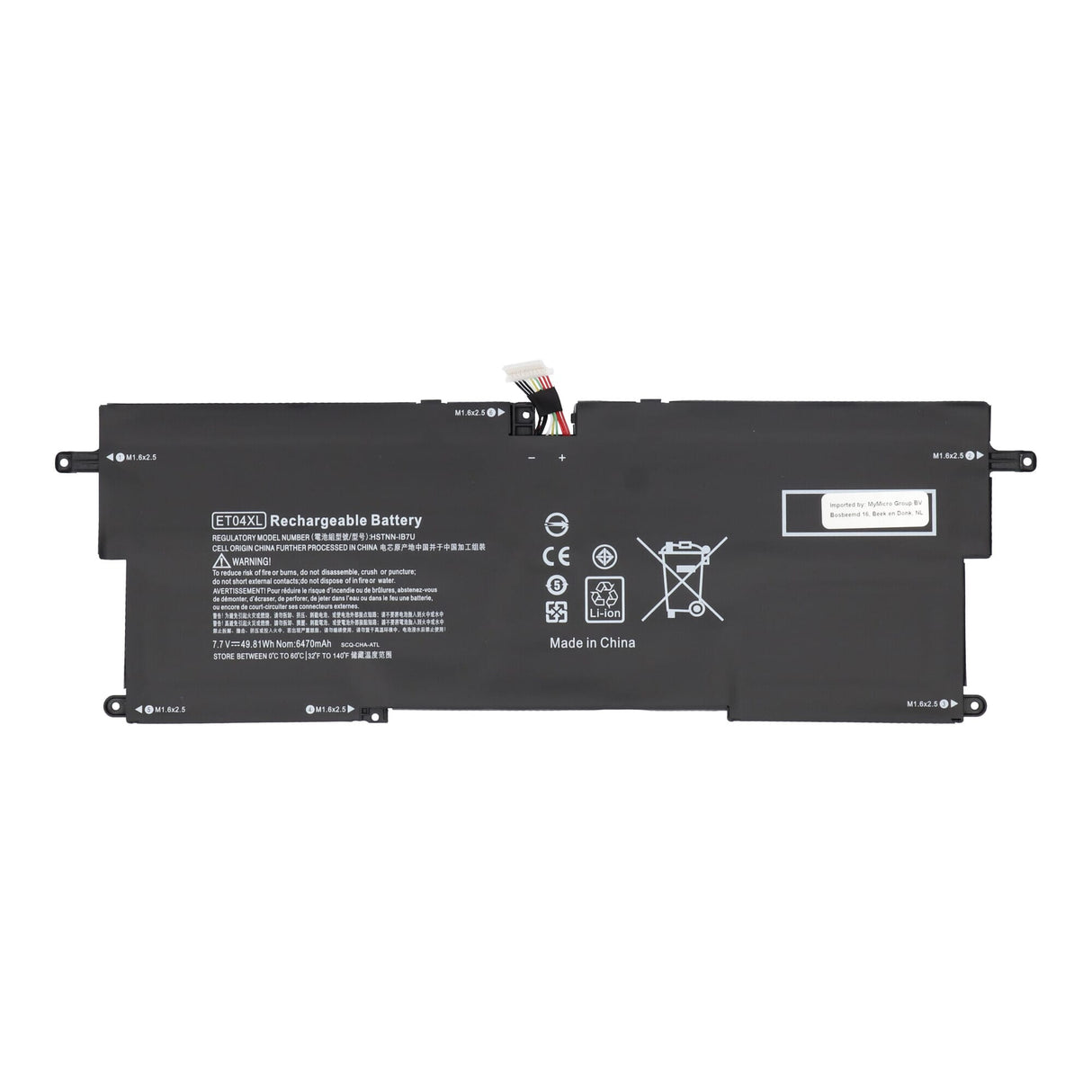 Ersatz -Laptop -Akku 6300 mAh