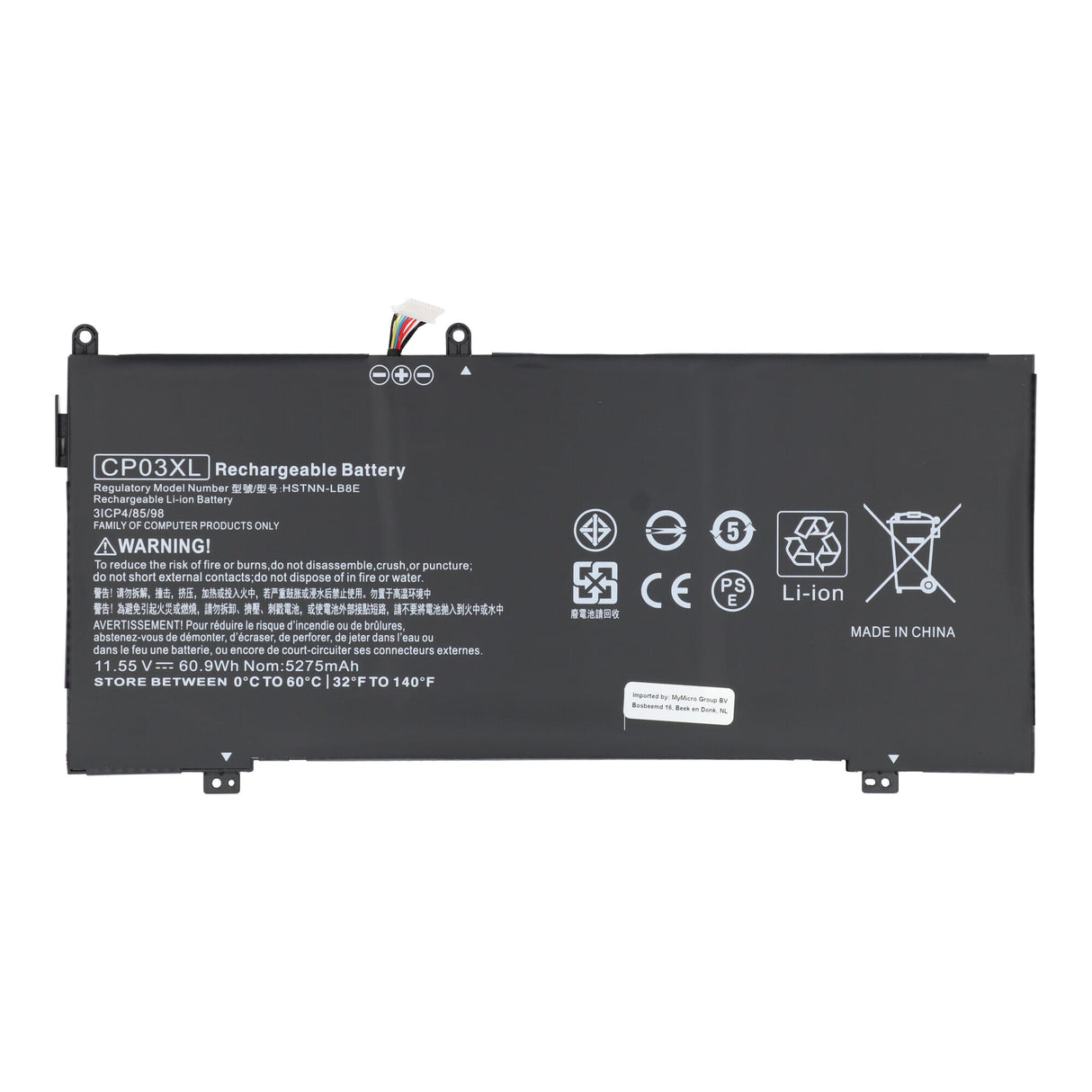 Ersatz -Laptop -Akku 4300 mAh