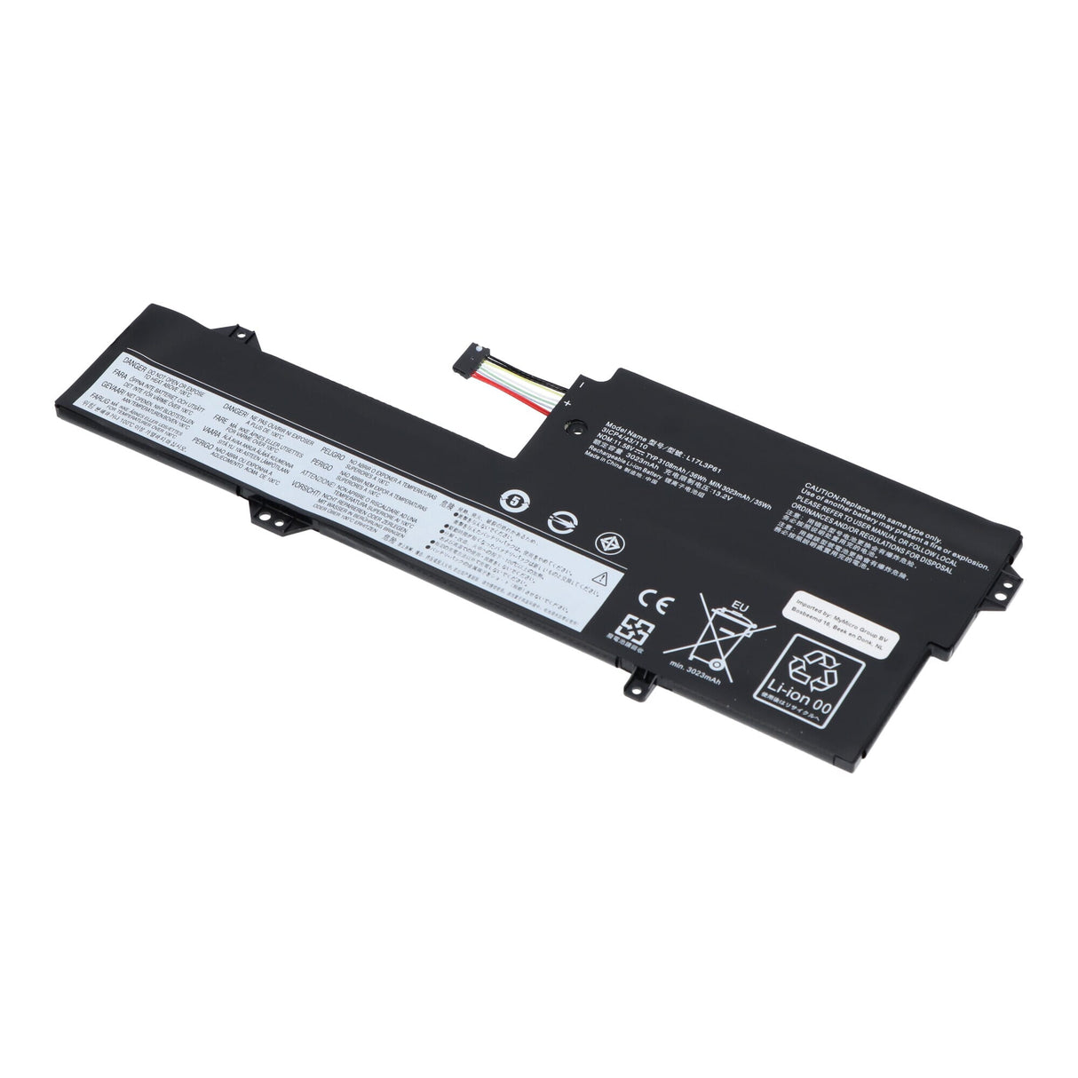 Batterie de remplacement de l'ordinateur portable 3108 mAh