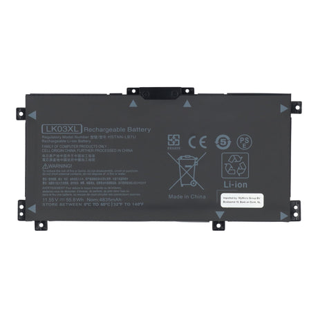 Laptop accu 11.55v 4400mah
