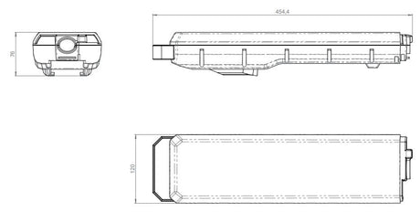 Bosch powerpack 540wh bagage e-bike vision