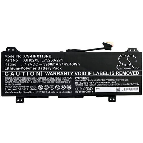 Laptop accu 5900mah