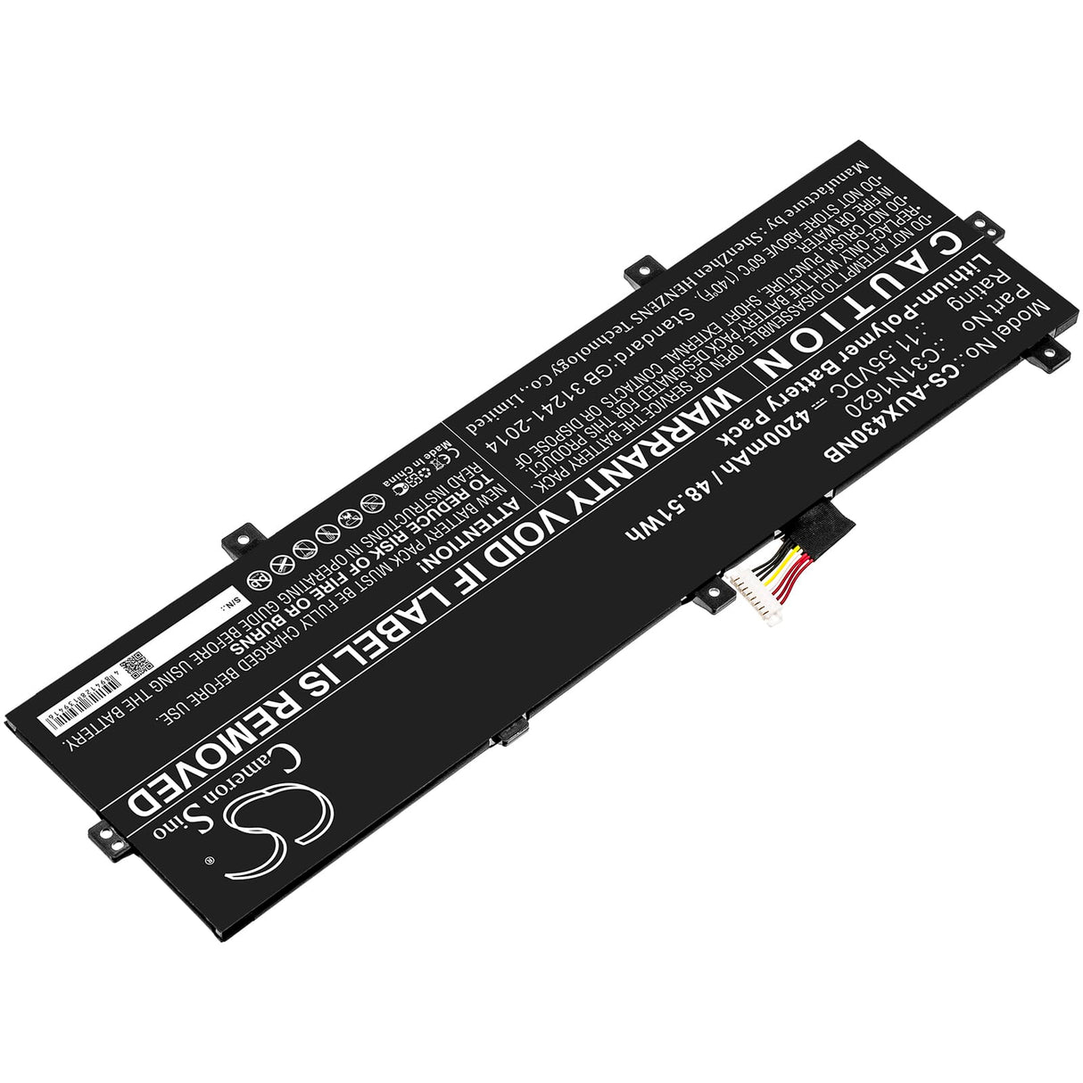 Replacement laptop accu