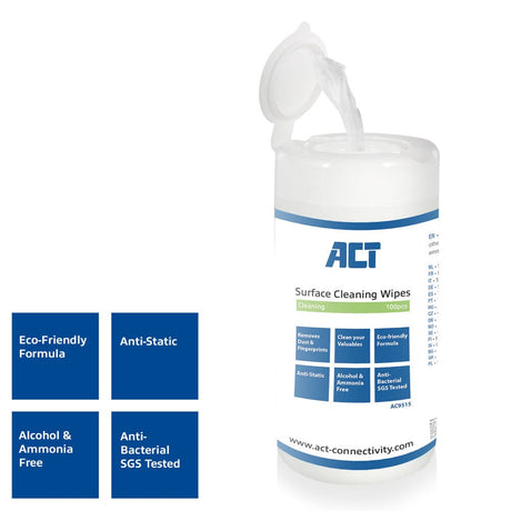 Act schoonmaakdoekjes, 100st