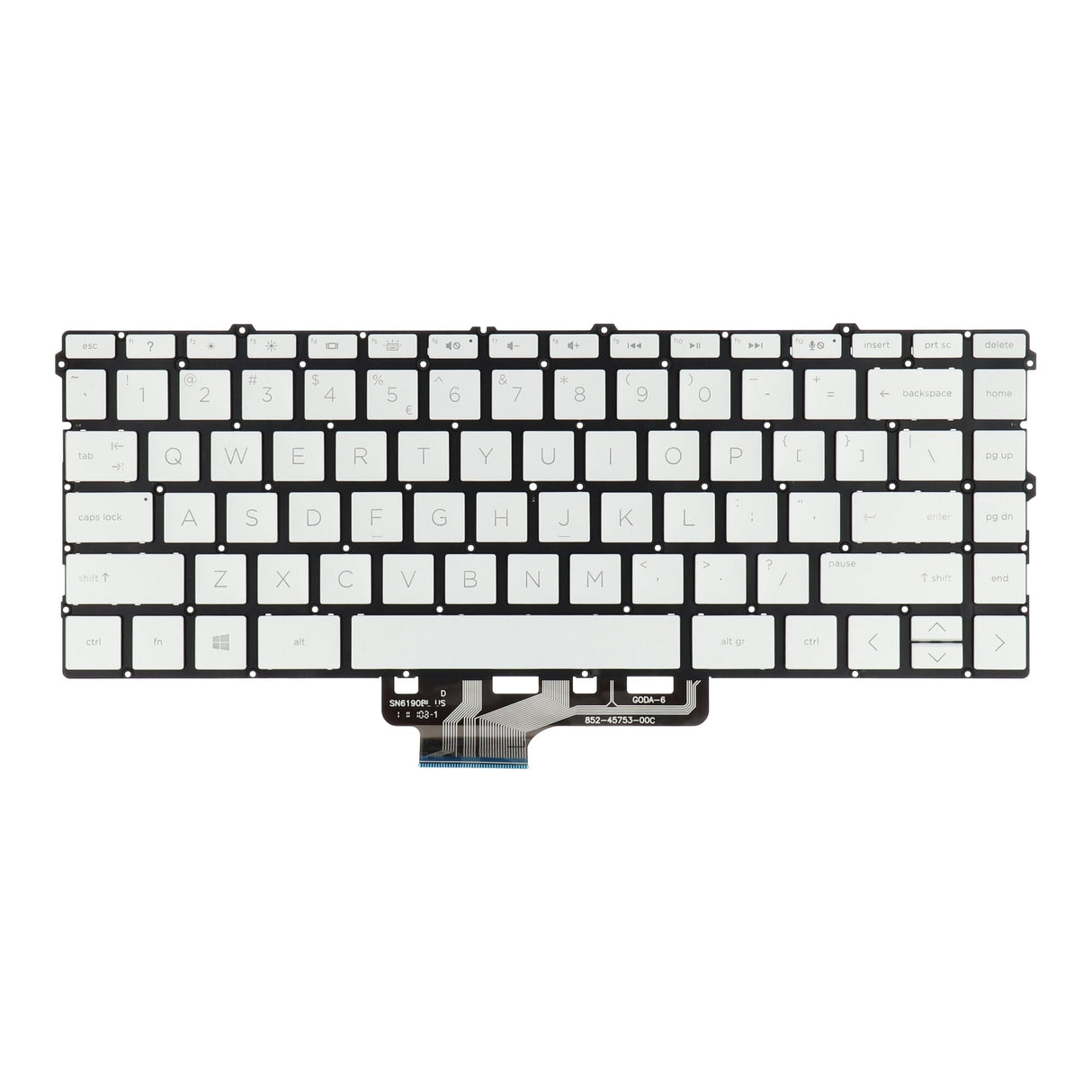 Ty hp laptop toetsenbord qwer us, backlit