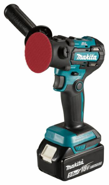 Makita polijsten 18v 75mm dpv300rtj 2x5,0ah
