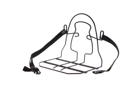 Steco monkey-mee bagagedragerverbreder met spanband zwart