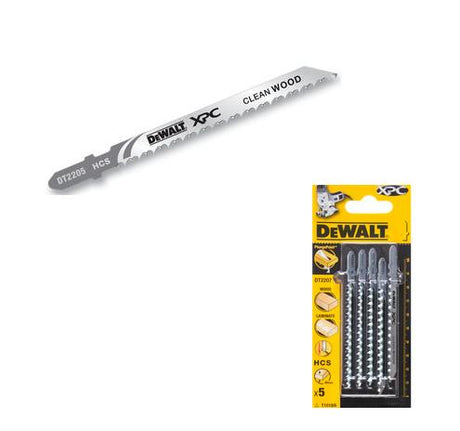 Dewalt slachtbladen 100x2,5mm t101b xpc hout pvc 5szt.