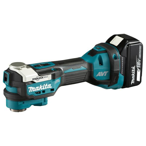 Makita multifunctioneel gereedschap 18v dtm52rfjx1 2x3,0ah +acc starlock max