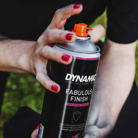 Dynamic fabulous finish silicon spray - siliconenspray fiets - fietsframe beschermen -