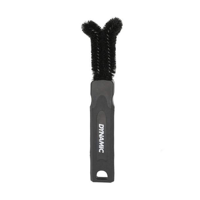 Dynamic two prong brush