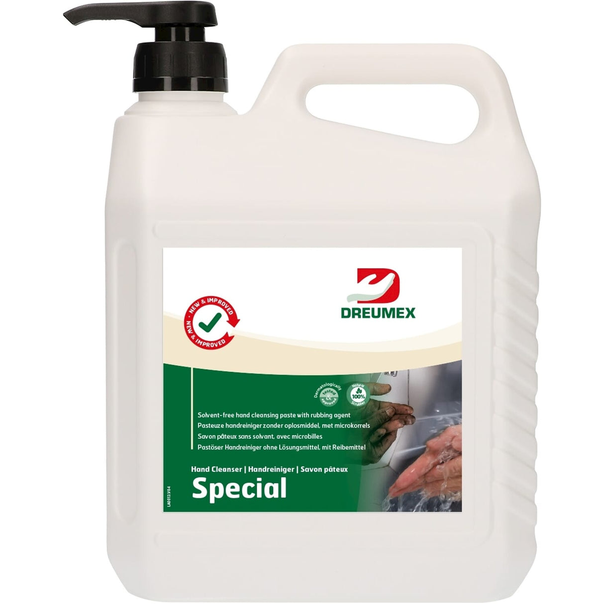 Dreumex Deterbello a mano Speciale per le mani Speciale da 2,7 kg con pompa