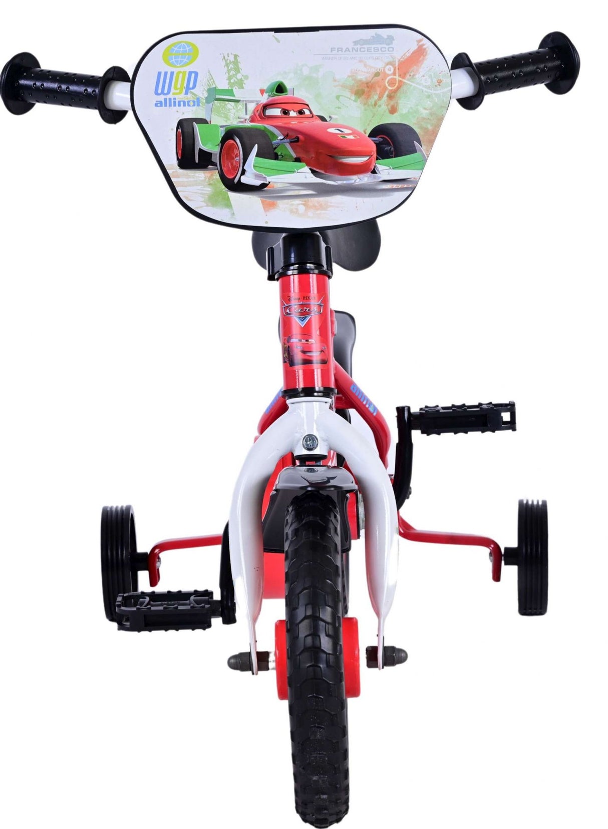 Bicycle per bambini Disney Cars - Boys - 10 pollici - Red - Trapper