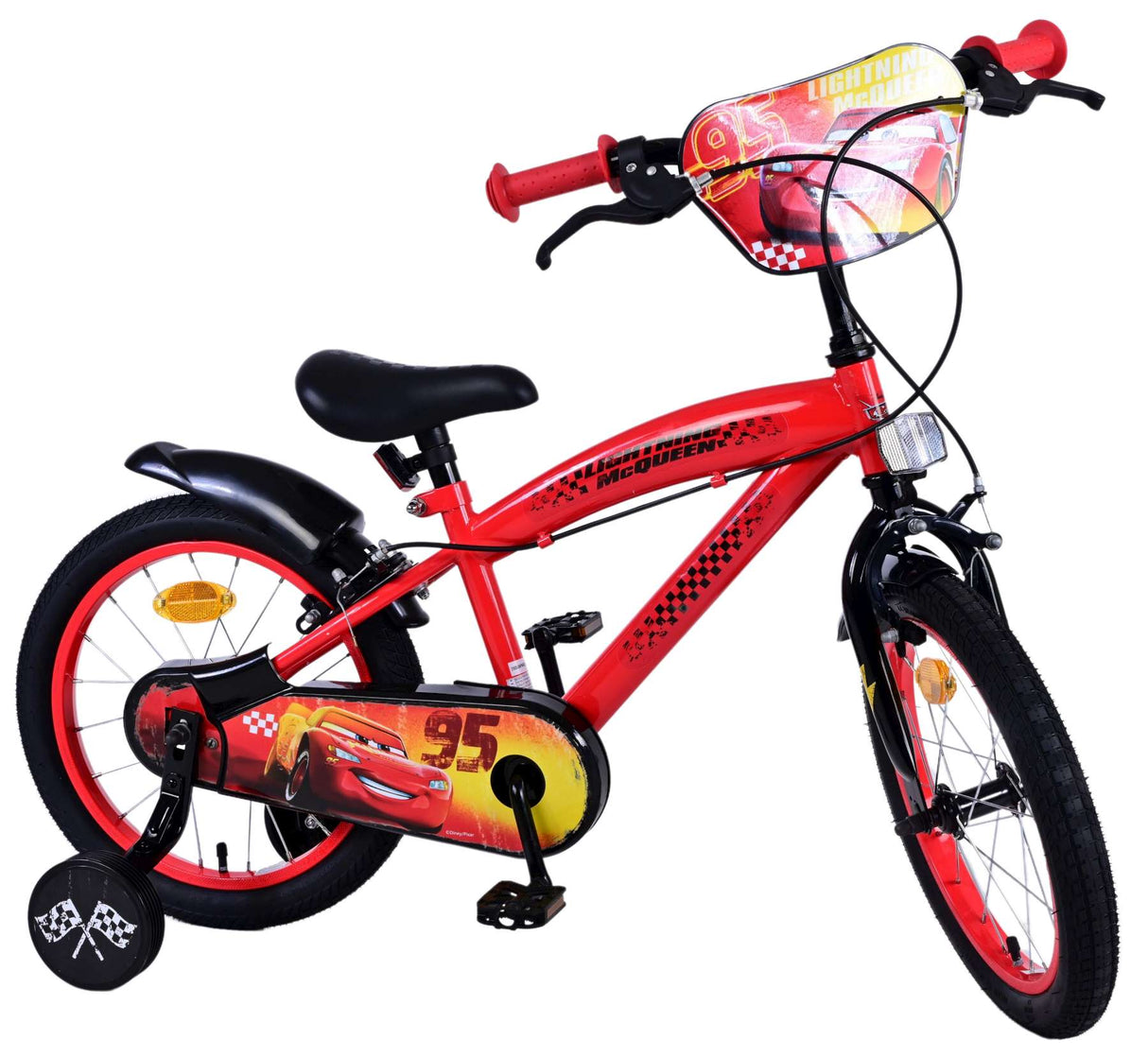 Disney Disney Children's Bike Boys 16 tommer røde 2 håndbremser