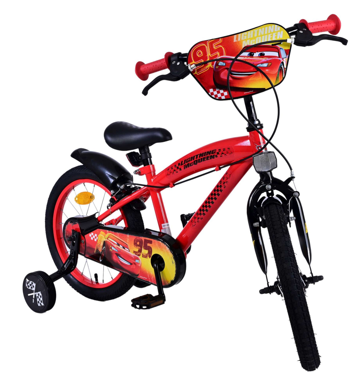 Disney Disney Children's Bike Boys 16 tommer røde 2 håndbremser