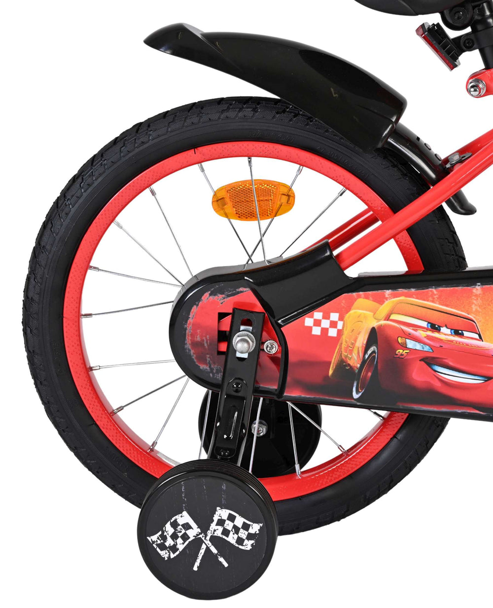 Disney autos disney cars kinderfiets - jongens - 16 inch - rood