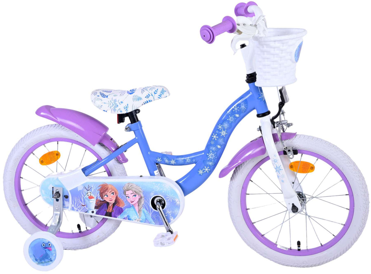 Disney Frozen II 16 pulgadas 29 cm Girls Knap freno azul morado