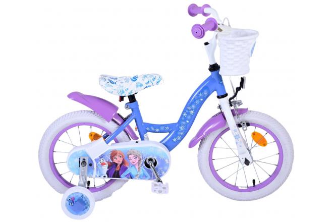 Disney Frozen 2 Children's Bike Girls 14 palcové modré fialové