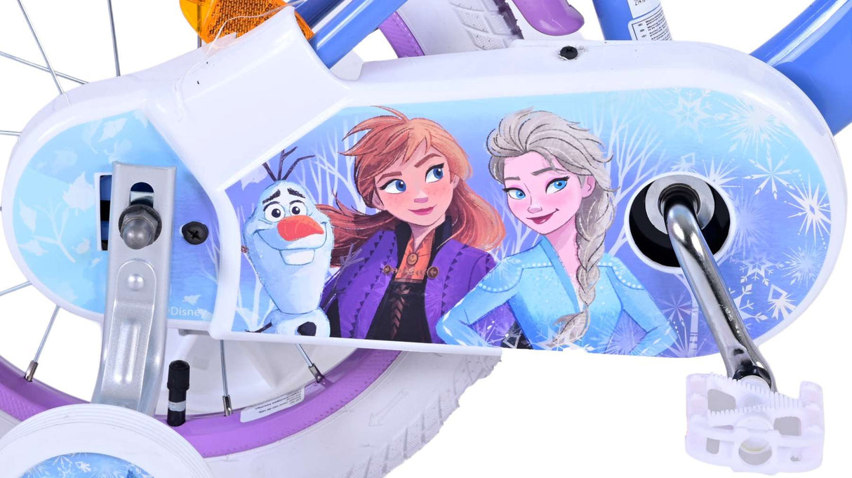 Disney Frozen 2 Children's Bike Girls 14 palcové modré fialové