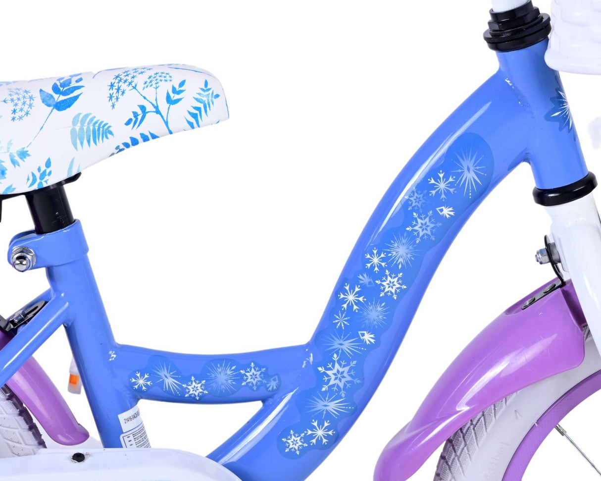 Disney Frozen 2 Children's Bike Girls 14 palcové modré fialové