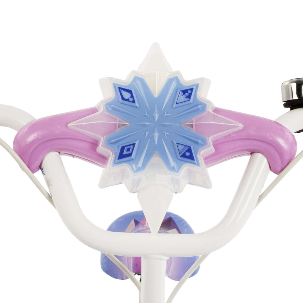 Huffy disney frozen 2 kinderfiets - meisjes - 14 inch - blauw paars - twee handremmen