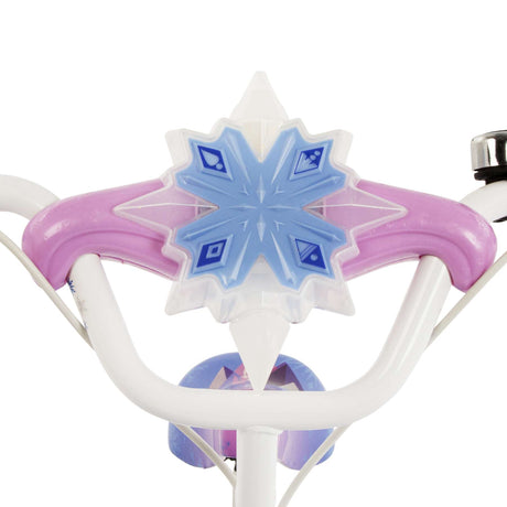 Huffy disney frozen 2 kinderfiets - meisjes - 14 inch - blauw paars - twee handremmen