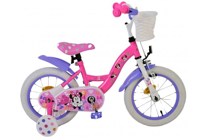 Disney Minnie le plus mignon de tous les temps! Filles de vélo pour enfants 14 pouces rose