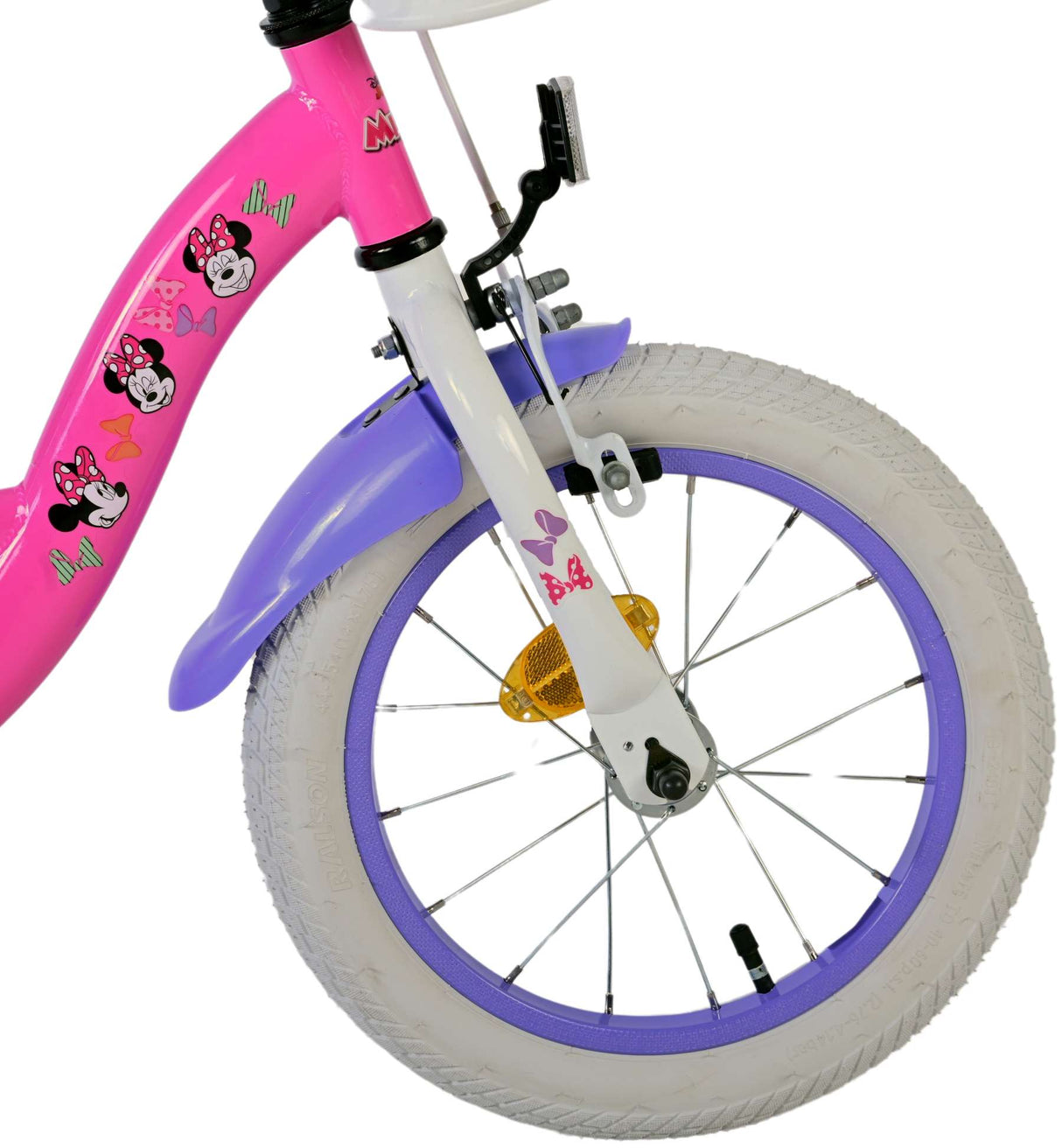 Disney Minnie le plus mignon de tous les temps! Filles de vélo pour enfants 14 pouces rose