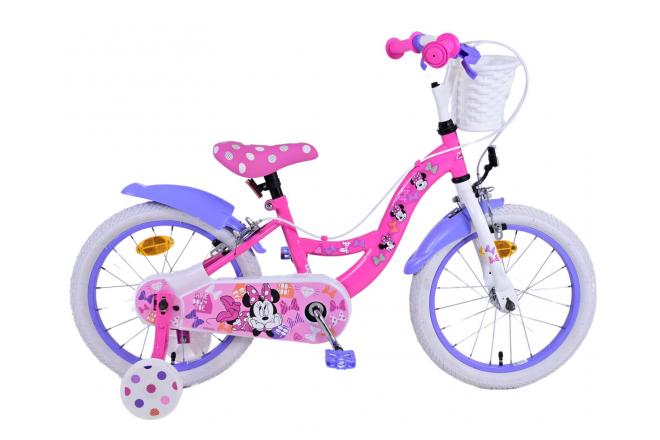 Disney Minnie Children's Bike Girls 16 tum rosa tvåhandbromsar