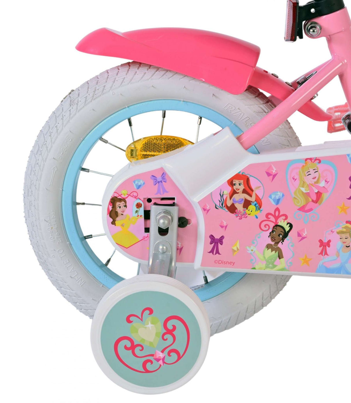 Disney Princess Kinderfiets Meisjes 12 inch Roze