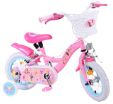 Volare magic royals kinderfiets - meisjes - 12 inch - roze - twee handremmen