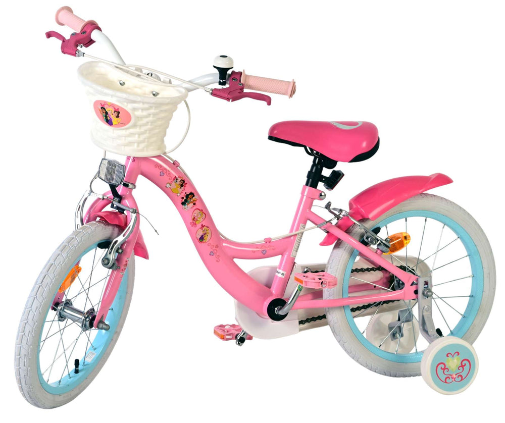 Volare magic royals kinderfiets - meisjes - 16 inch - roze - twee handremmen
