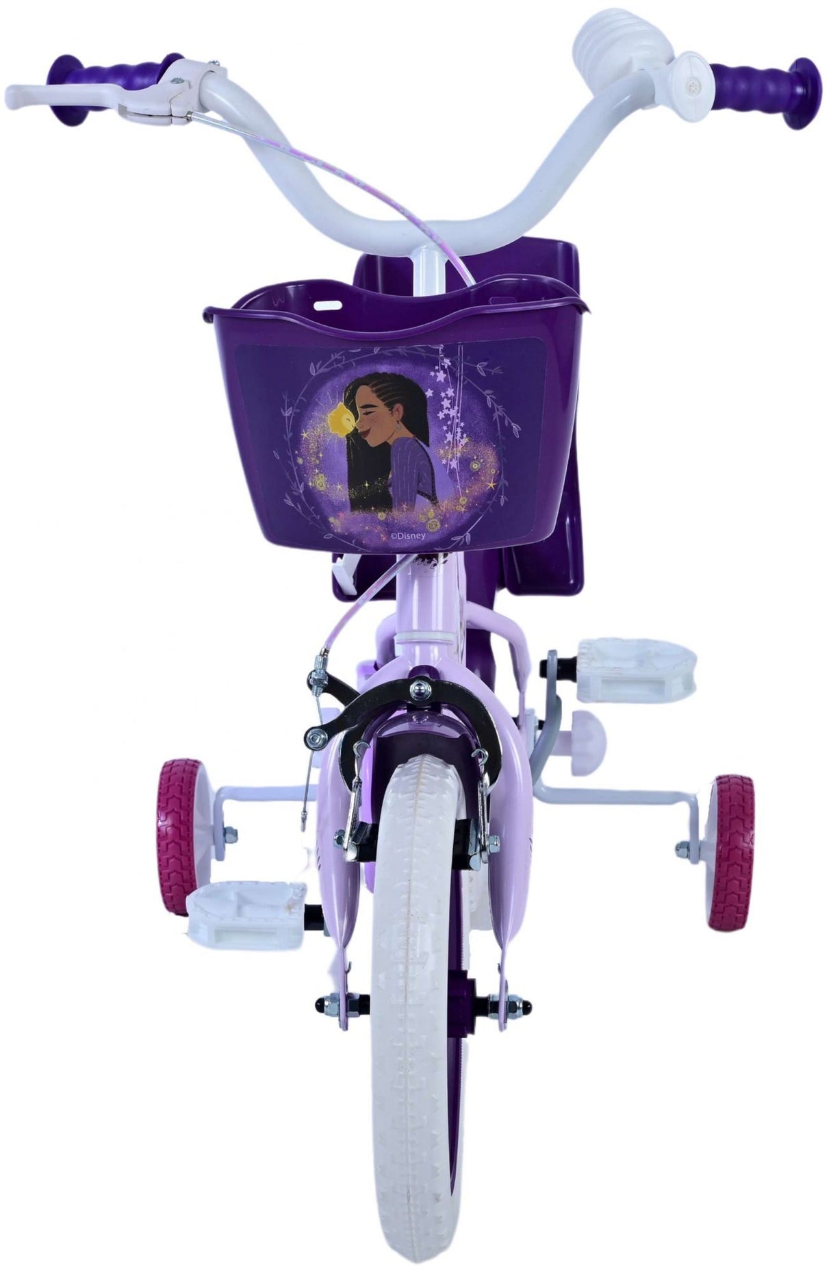 Wish Wish Wish Kinderfiets Meisjes 12 inch Paars