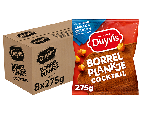 Duyvis borrelnootjes cocktail (8x 275gr)