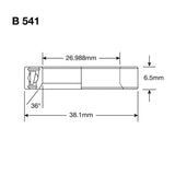 Enduro bearings b 541 max - abec 3 max (radial) - 1 1 16''x1,5''x9 32''