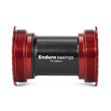 Enduro bearings t47 internal bottom bracket to 30mm (narrow) - a c ss - red