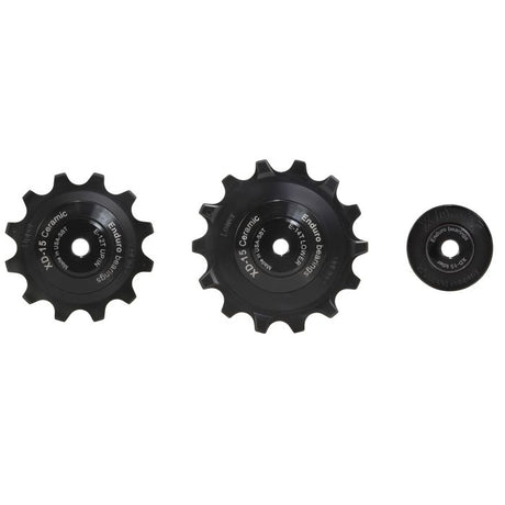 Enduro bearings derailleur pulleys - xd-15 - sram eagle - 12 speed - black