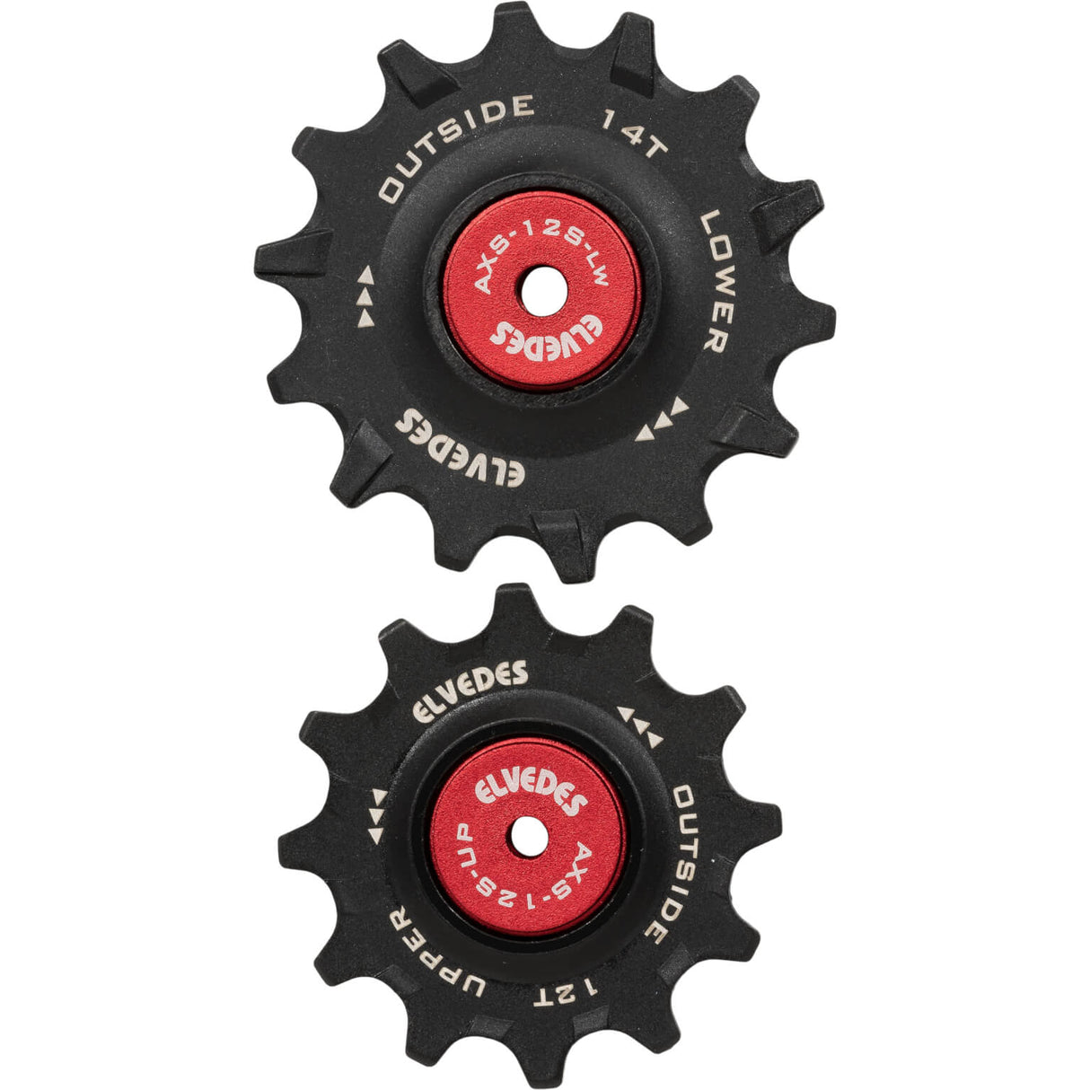 ELVEDEDS SETADE DERAILLEUR WHELS 12T+14T CERAMIC