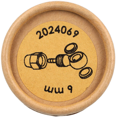 Elvedes set banjo, wartel en ringen (4st)