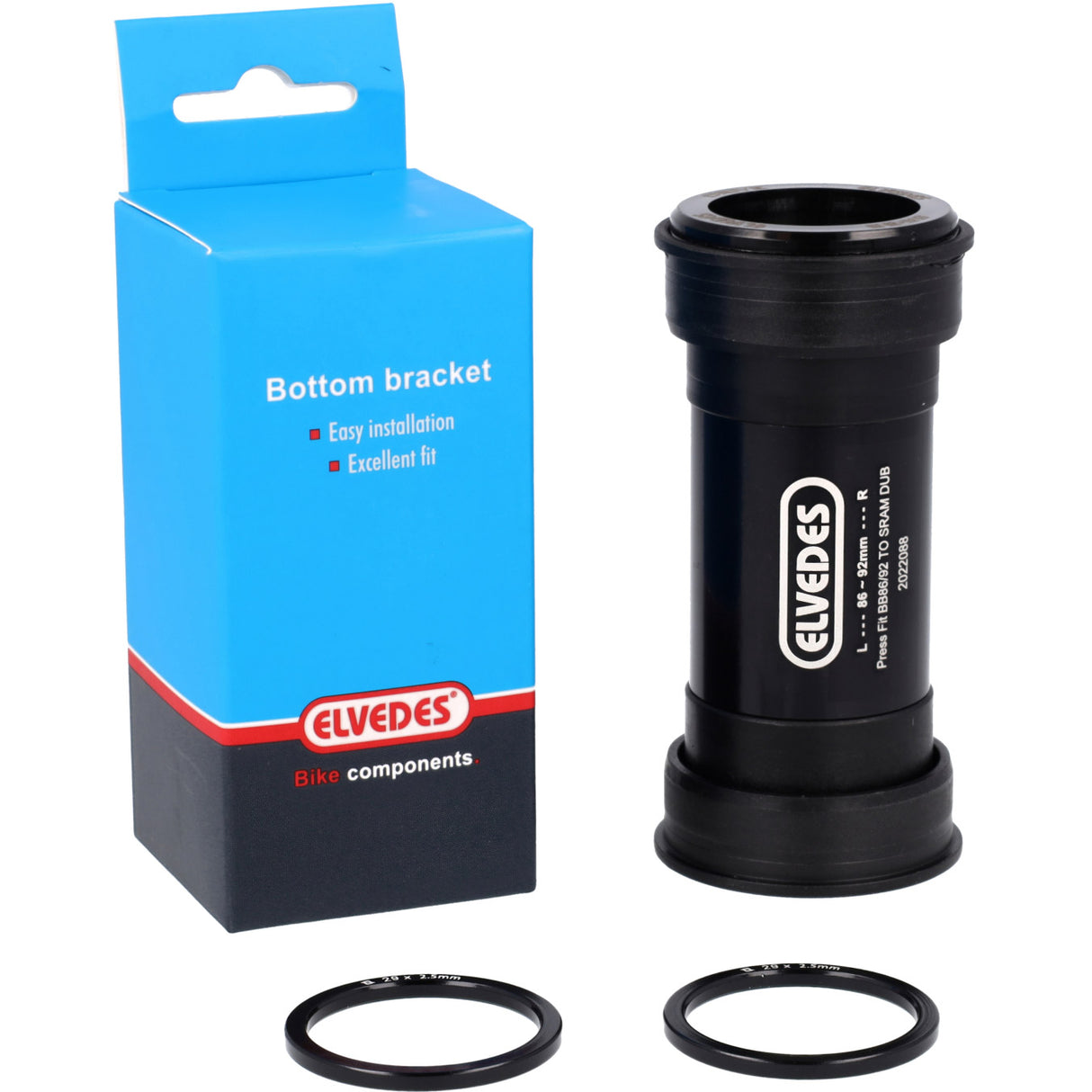 Elvedes bottom bracket sram dub only pf bb86 92 41mm