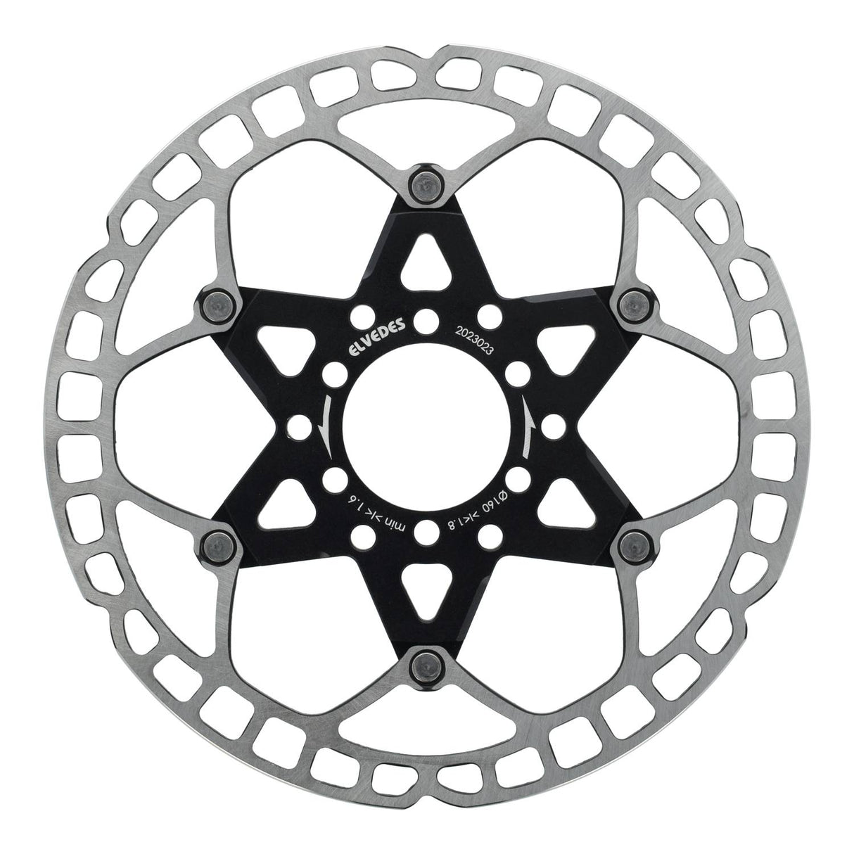 Eldedes zavorni disk lahka teža 6-luknja Ø160 mm 1,8 mm