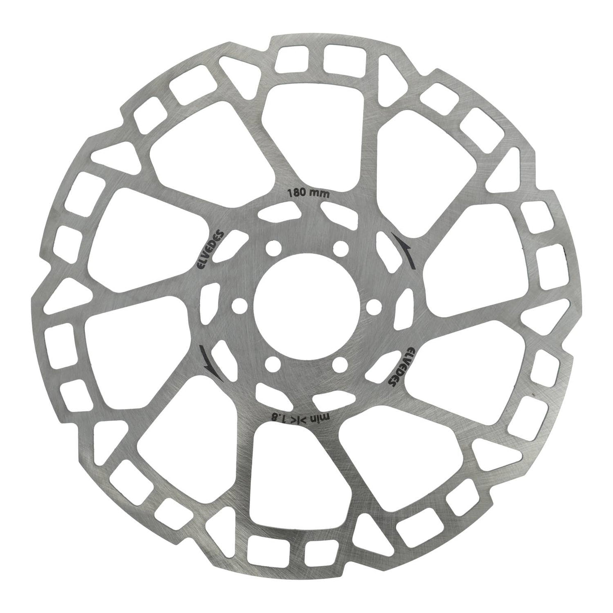 Elvedes remschijf 180mm zesgats 2.0mm