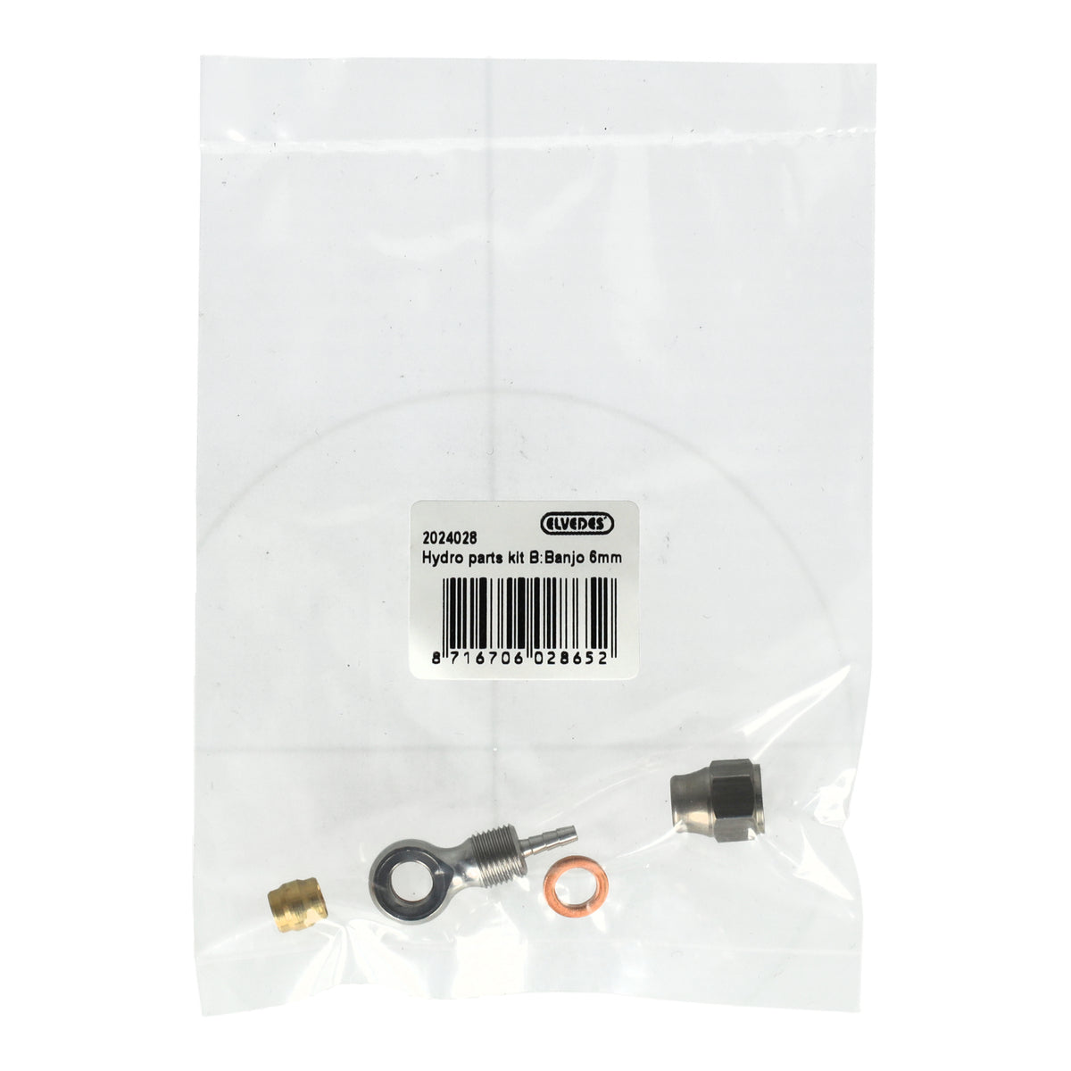 Elvedes hydro onderdelen kit b banjo 6mm