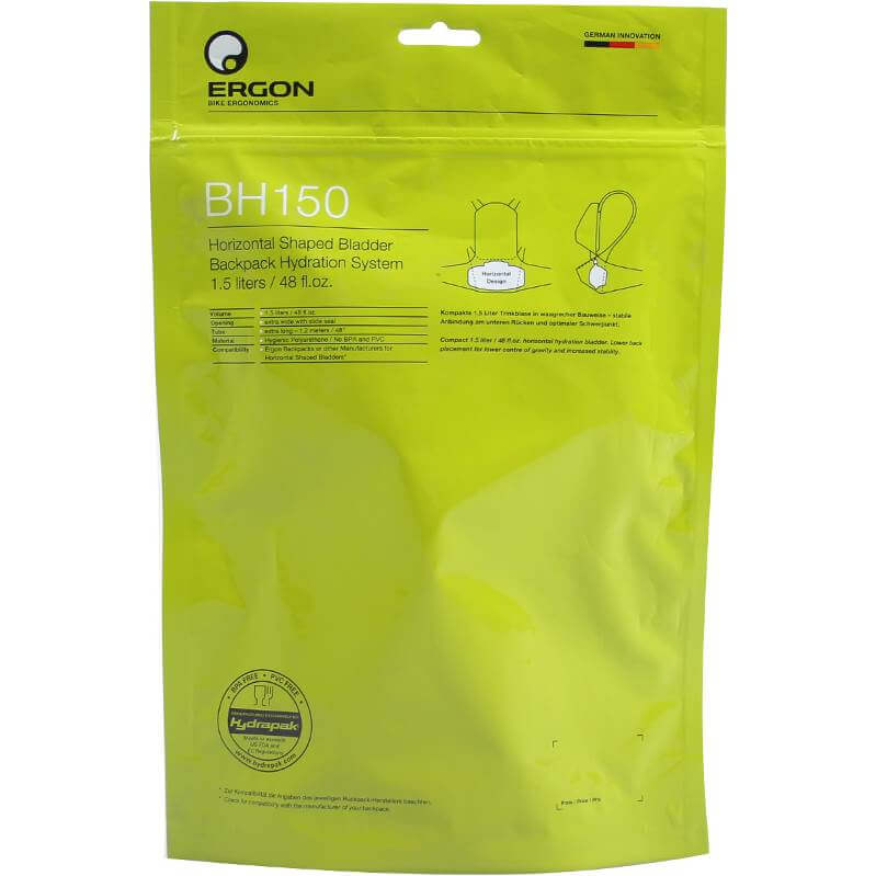 Ergon Waterbag BH150 Lo zaino in poliuretano a prova di cibo trasparente è una serie