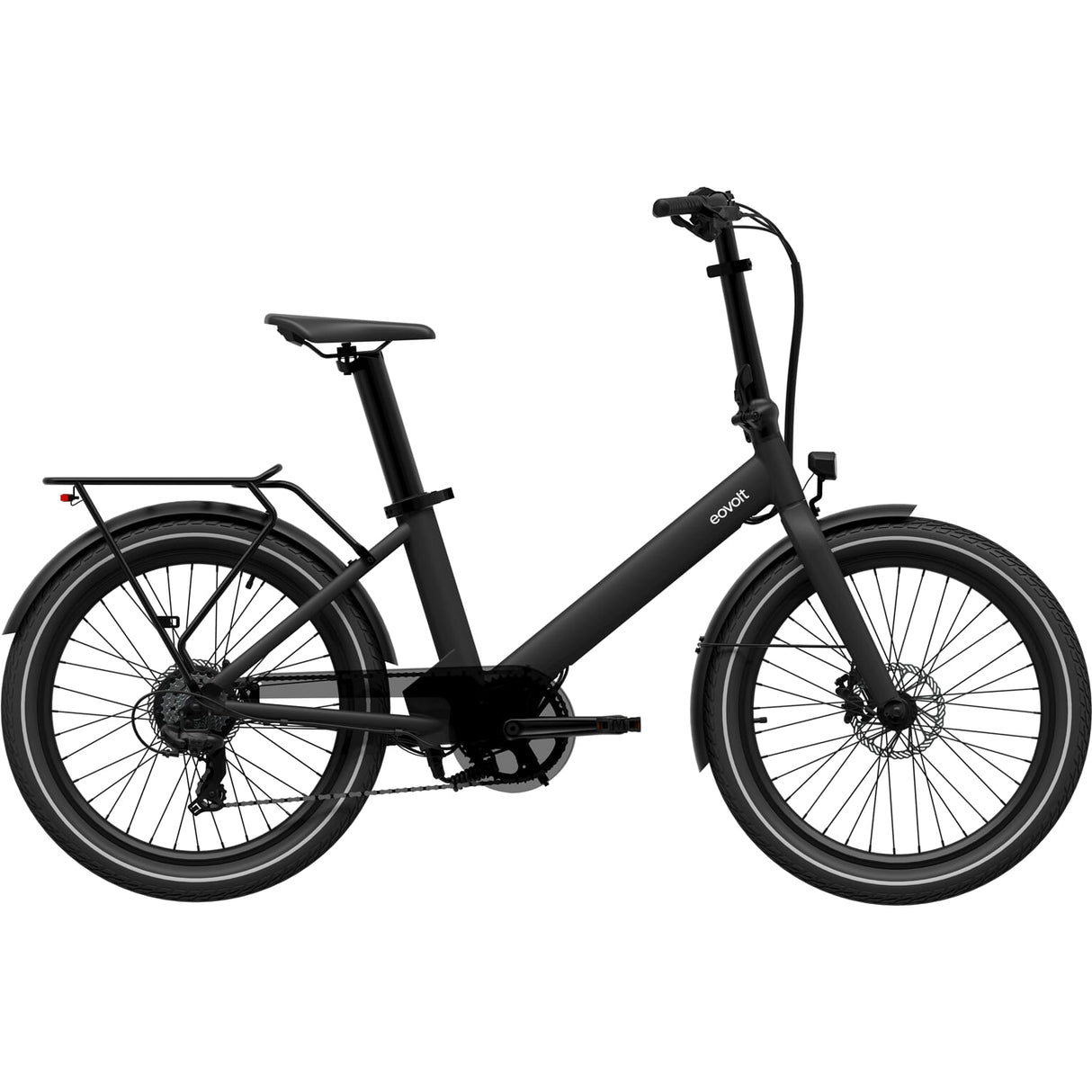 Eovolt Elektrische compactfiets Evening 24 v2 zwart