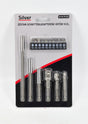 Silver hex-adapter voor stopcontacten ingesteld 16el.