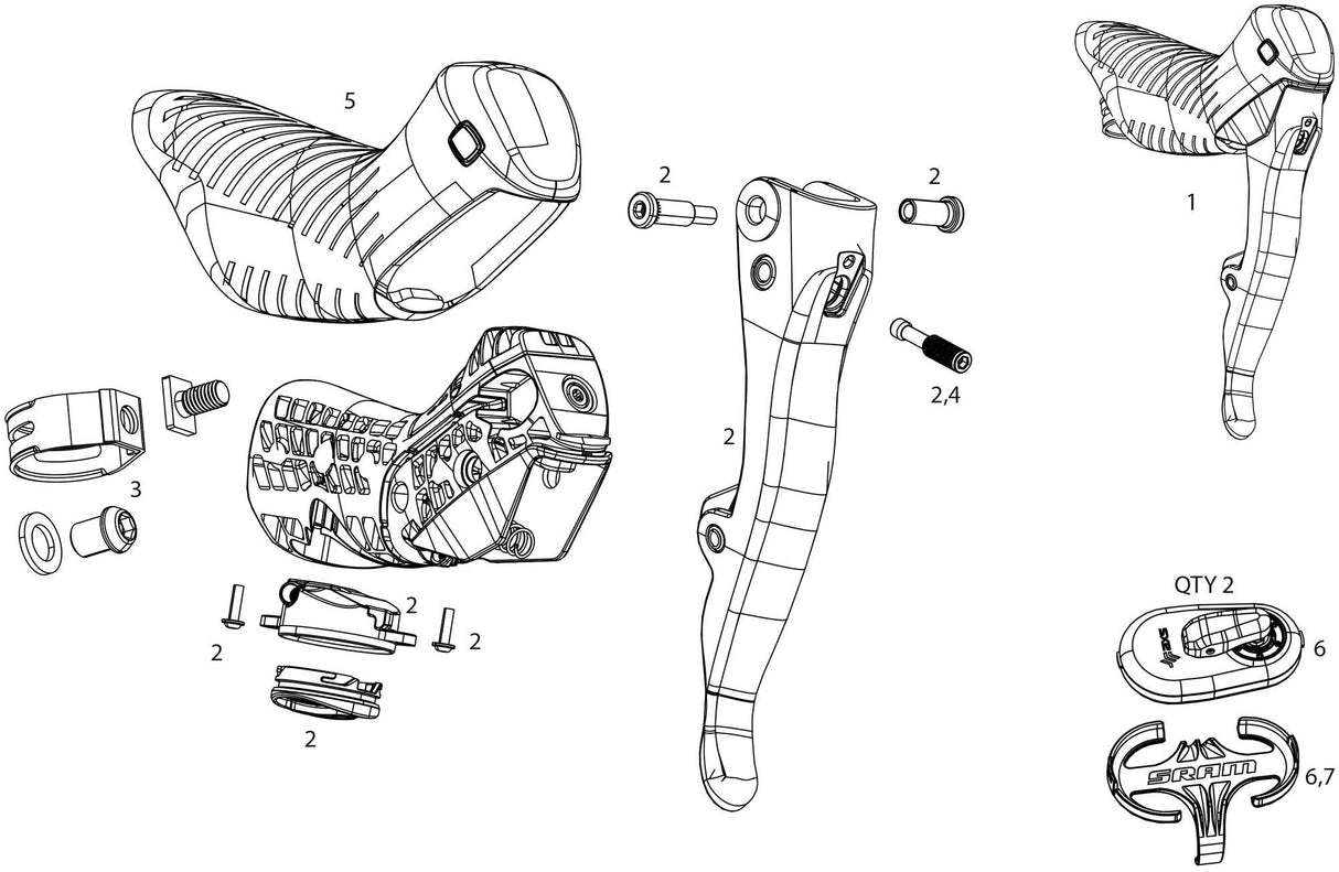 Sram versteller red axs e1